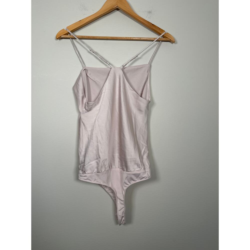 Astr the Label NEW Blush Pink Cami Style Bodysuit Champaign Sz Small Balletcore - Picture 6 of 10